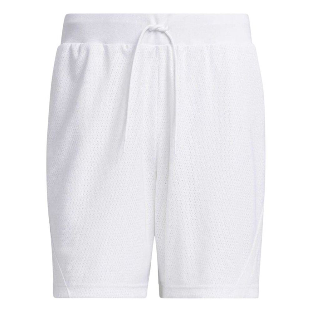 Adidas Mens Mesh Basketball Shorts / White